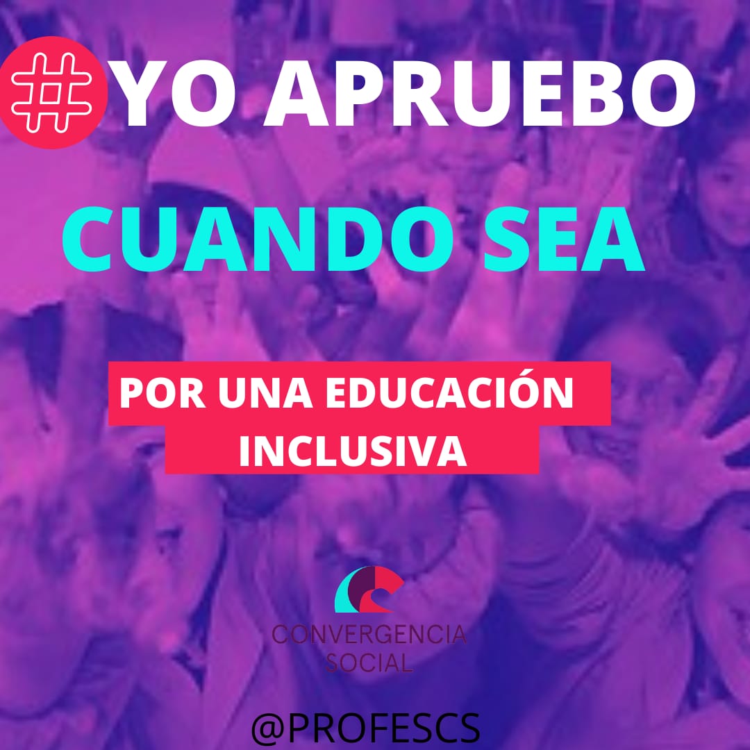 ProfesCs's tweet photo. #YoAprueboCuandoSea por un modelo educativo distinto, más inclusivo, democrático, de calidad y justo para todes.

#Apruebo
#ConvenciónConstitucional https://t.co/TaM218oMSM