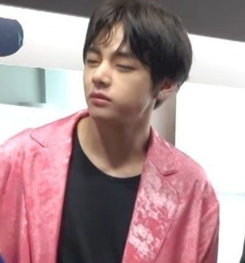 His cute sleepy face