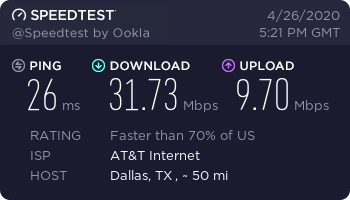 I then requested Grayson to end his stream, and to send me another speedtest result, specifically to test the ping, and this was the result (the smashgg chat was from the FIRST speedtest)Then, Cosmos hosted again for GAME 3, both players button checked, but lag was still there.