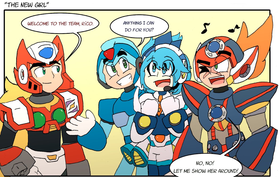 Mega Man World Today S Comic Features Rico From Rockman X Dive Her First Appearance In A Comic Artwork By Alph And Coloring By Kiroma Follow The Link For The Full Comic Mega Man World Today S Comic Features Rico From Rockman X Dive Her First Appearance In A Comic Artwork By Alph And Coloring By Kiroma Follow The Link For The Full Comic
