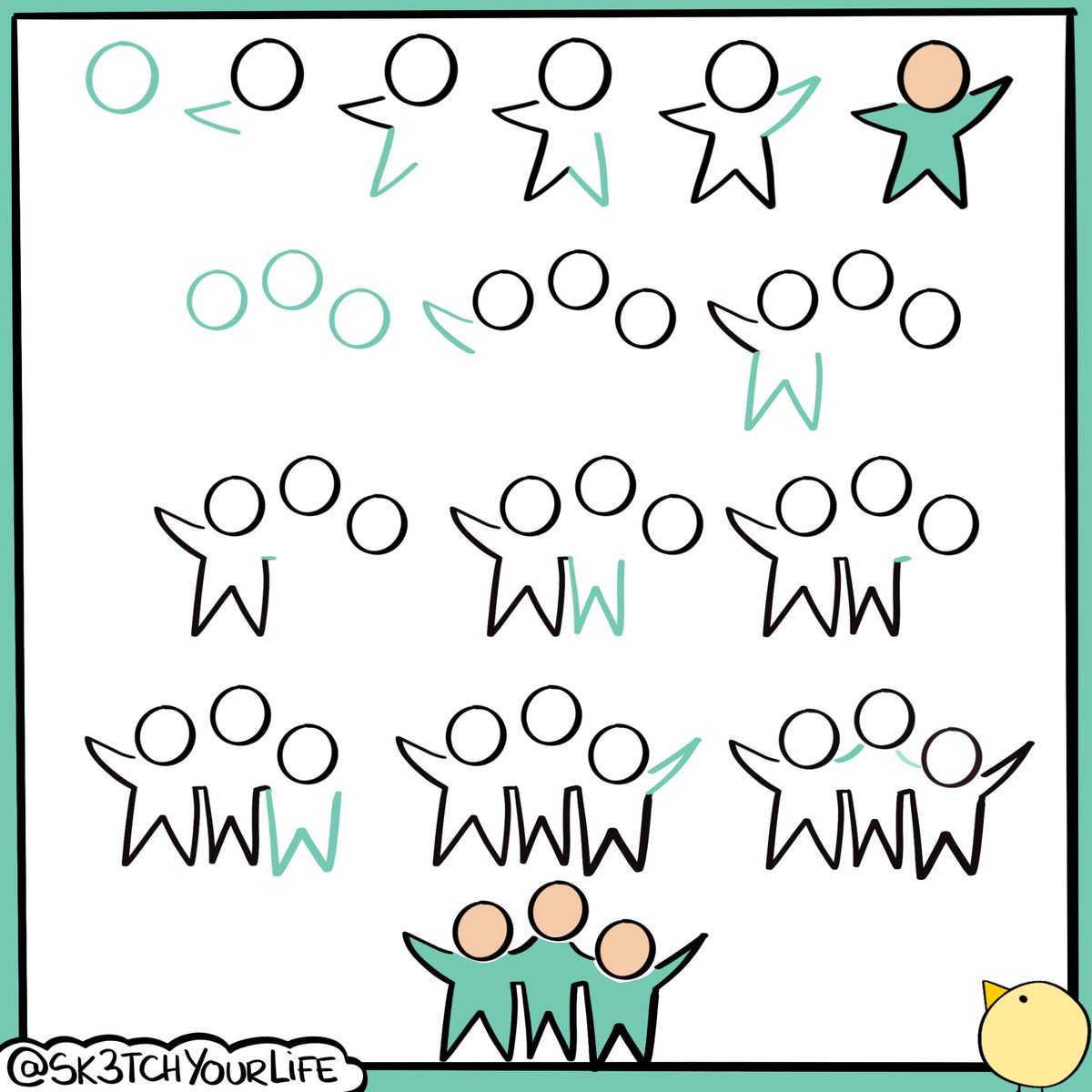 sk3tchYourLife's tweet photo. How to - Star People โ๏ธโญ๐บ
#sketchnote #sketchtips #howtodraw #howto #sketchtips #starpeople #drawpeople #sketchpeople https://t.co/kBl0vl4eo6