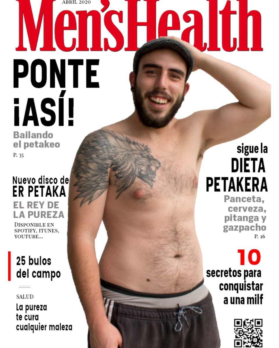 Somos portada del #MensHealth 😂😂🤘🤘🤘
Más info en: linktr.ee/erpetaka
#erpetaka #pureza #magazine