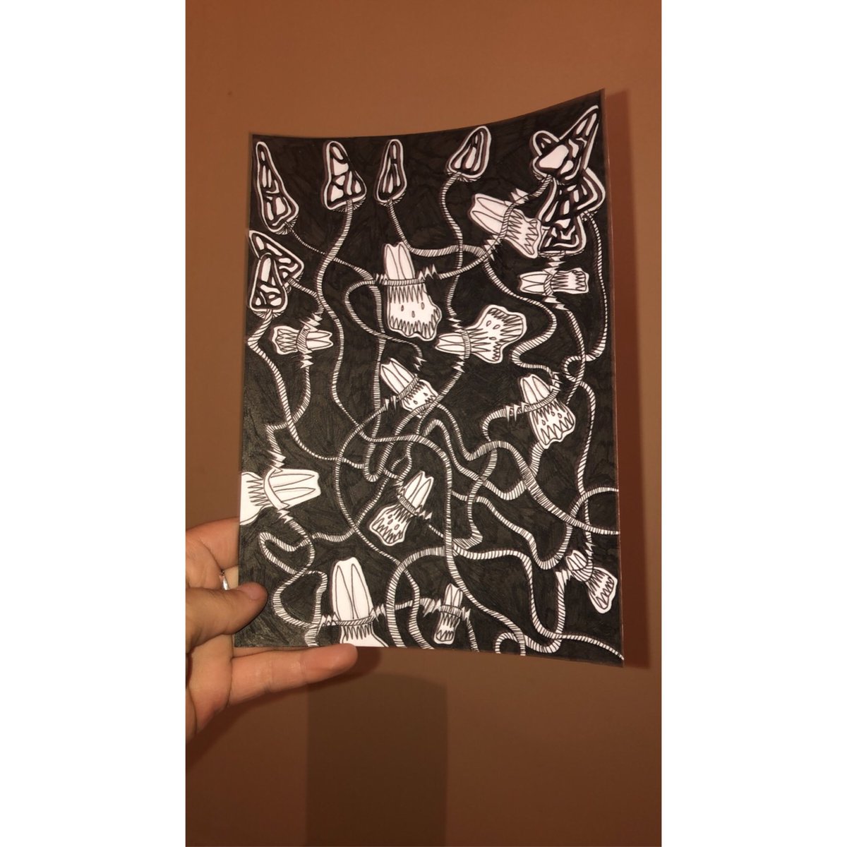 shxndaart's tweet photo. Here we are! 4 hours later! A finished piece!!
#finishedart #art #artist #artwork #drawing #draw #horror #horrorsrt #horrorsrtwork #linework #blackout #dottwork #follow #newartist #scary #HorrorCommunity #like https://t.co/AVAcWi61JL