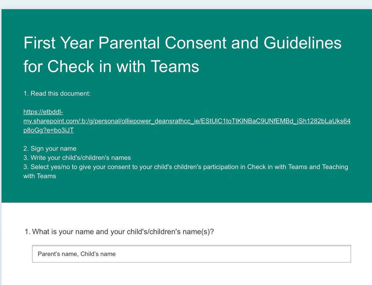 DeansrathTEL's tweet photo. How to add and use Teams on phone or tablet for video check in and video teaching. Parents’ & Students’ video. https://t.co/zlqn3LXCYW #DCCatHome Also: read the Guidelines &sign the consent form! Queries:olliepower@deansrathcc.ie
#DDLETBDigital #DCCisTheKey #StayAtHome https://t.co/fdy5wAzdu5