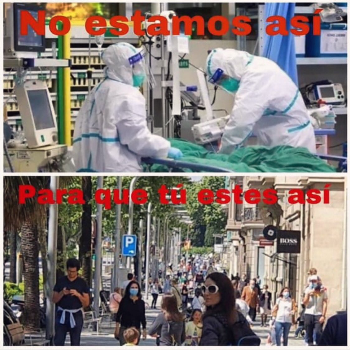 Lo siento, pero no.
(y gracias a todas las familias que han actuado con responsabilidad)