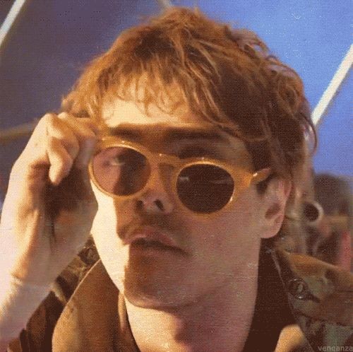 gerard wearing sunglasses; a thread