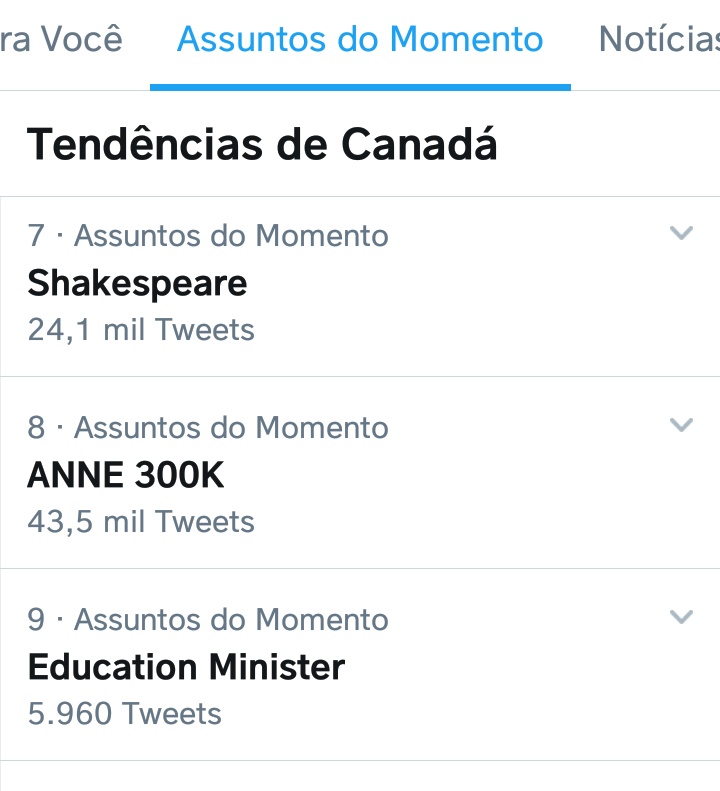annenationbr's tweet image. A tag ANNE 300K está em 11° lugar nos Trends brasileiros e em 8° lugar nos Trends canadenses!