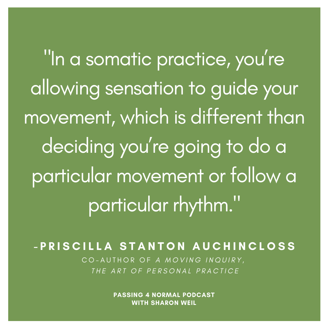 changeabilitybk's tweet photo. Priscilla Stanton Auchincloss and Beth Pettengill Riley, authors of "A Moving Inquiry, The Art of Personal Practice," show you how to use the movement of your breath and body to better meet the world with more resource and ease. Listen here: https://t.co/WqbPbp9L88. #somatics https://t.co/B6hncuEOu5