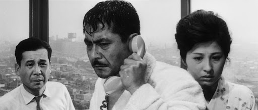 High and Low dir. Akira Kurosawa (1963)- Tony Scott's favorite Kurosawa. A potboiler procedural that is also a morality play. The story interrogates economic disparity and the psychosis of poverty. A masterpiece.