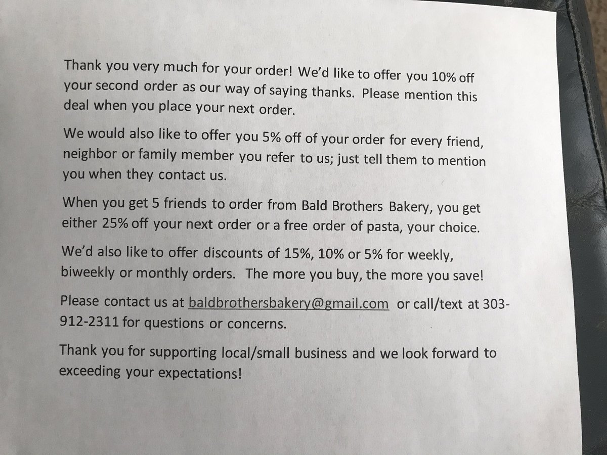 ChefLeader531's tweet photo. We are now officially in business!
You can get Bald Brothers Bakery goods shipped to you via 2 day Priority Mail. We also deliver in the Portland metro area and surrounding suburbs. We also do special requests.
Hit me up and let’s get you something delicious! https://t.co/PIF2yauZkE