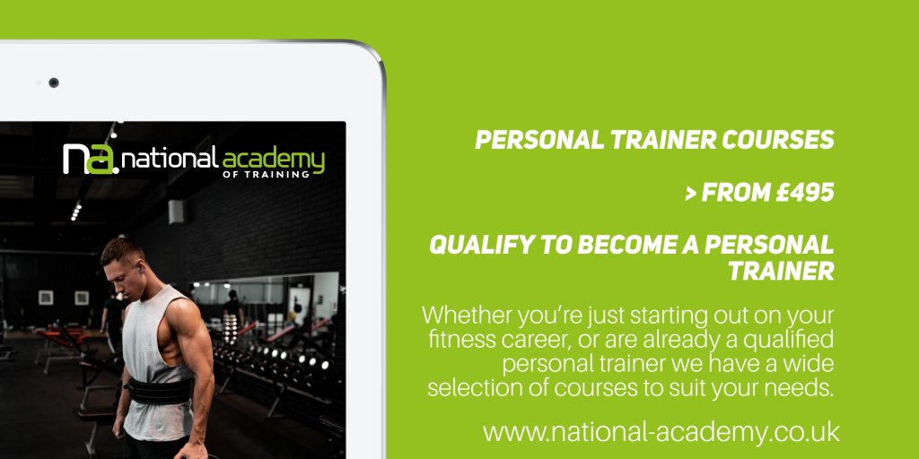 NAofTraining's tweet photo. Our #personaltrainer qualification #courses are tailored to your needs, we don't do a one size fits all approach. If you want to be a gym instructor or personal trainer we have #PTcourses
Plus you can do a lot of the work before the #Gyms reopen
#brumhour https://t.co/gLzaRqBtS7