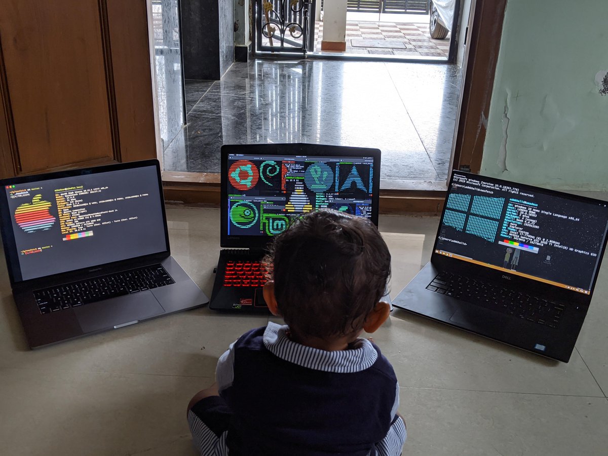 My Nephew turns 1 today, and it's time for Him to choose His path. Choose wisely my young apprentice what you feed your mind. Via reddit.com/r/pcmasterrace… 

#Linux #macOS #Unix #Windows