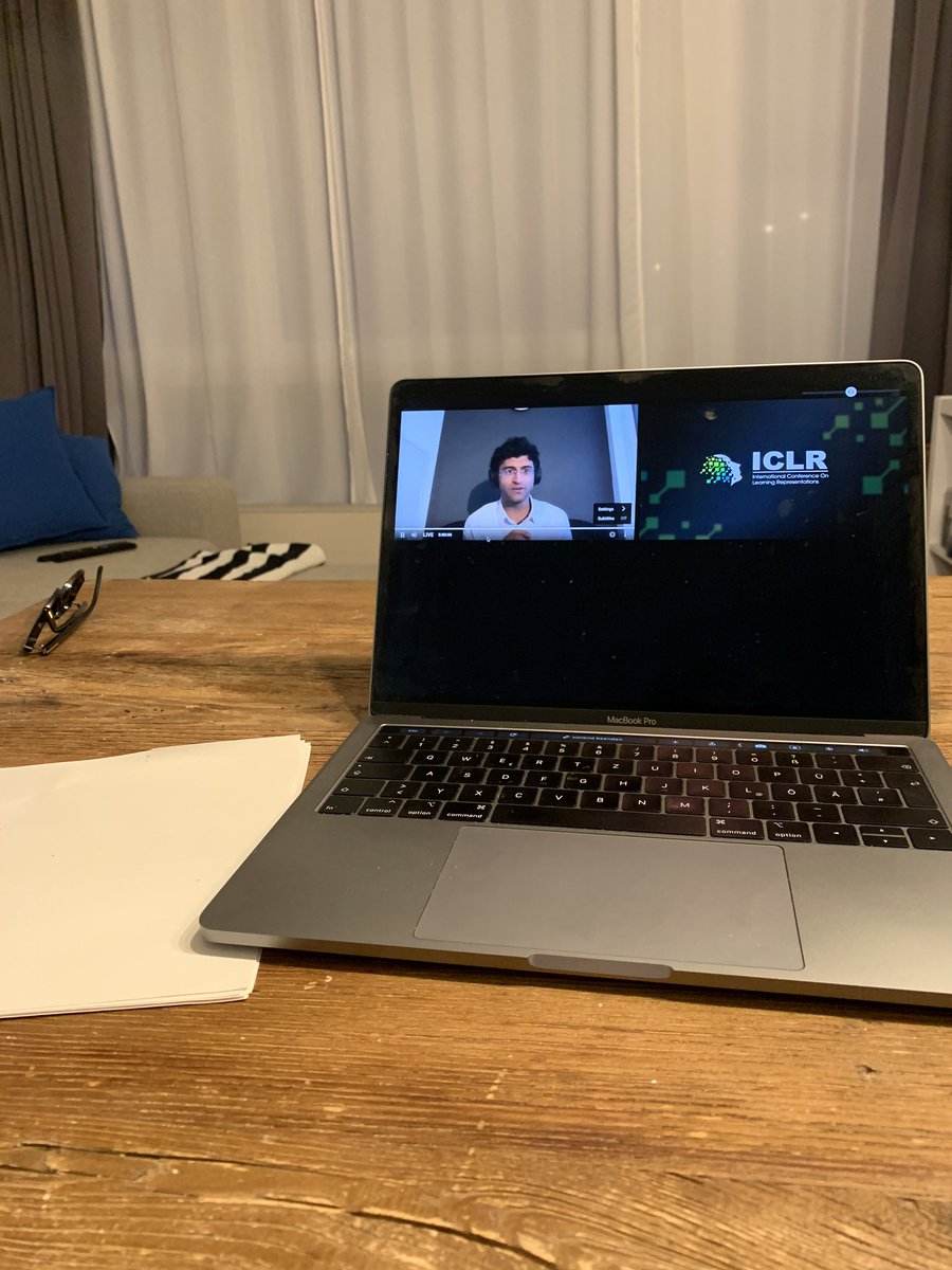 _mlutter's tweet photo. Enjoying the #DiffEq meets #DeepLearning workshop at @iclr_conf! Thanks for organizing a workshop on this exciting topic @TanNguyen689 @animesh_garg @AnimaAnandkumar 👍 https://t.co/nlmJyXpOTc