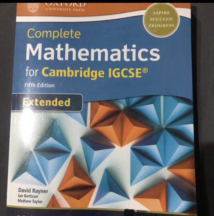 NataChan3's tweet image. ใครมีหนังสือเล่มนี้ ขอซื้อต่อหน่อยค่ะ #IGCSE #Oxford #igcsemath