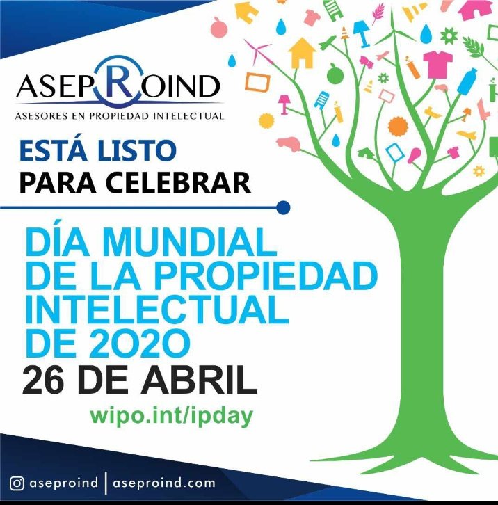 ASEPROIND's tweet photo. "Hoy #DíaMundialDeLaPI; donde este año el tema central es #InnovarParaUnFuturoVerde. #26Abril

Creatividad
Ingenio
Talento
Emprende https://t.co/n4Ni6nBam0