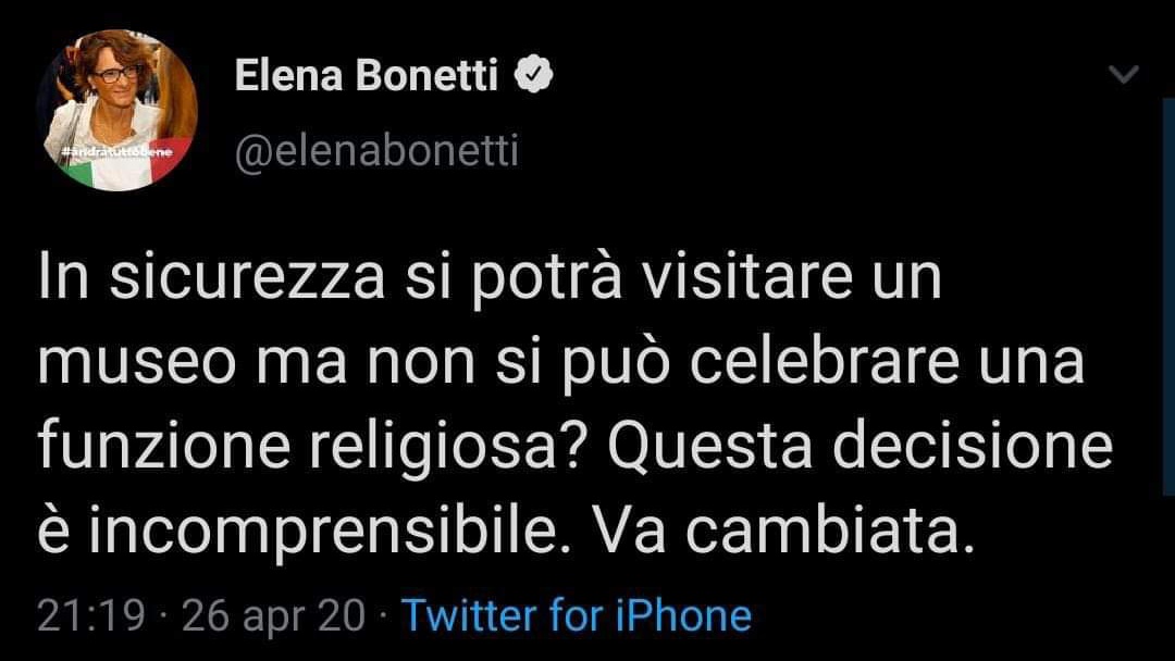 beabri's tweet photo. Intanto, la Ministra delle Pari Opportunità e della Famiglia pensa alle funzioni religiose e non alle tantissime madri che rischiano di uscire dal mercato del lavoro perché non sanno che pesci prendere con i figli.

#conferenzastampa #FaseDue https://t.co/RQXc24OBy7