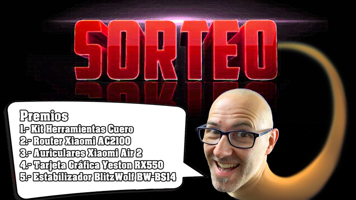 LlegaVideos's tweet photo. Sorteo Internacional - 5 SUPER REGALOS - Patrocinado por @LlegaVideos y @BanggoodSpanish 
👉 Vídeo explicativo: https://t.co/62vNSJ4faX
👉 Link para participar: https://t.co/P3ynZRiHK2 https://t.co/lPjAn8BSPZ