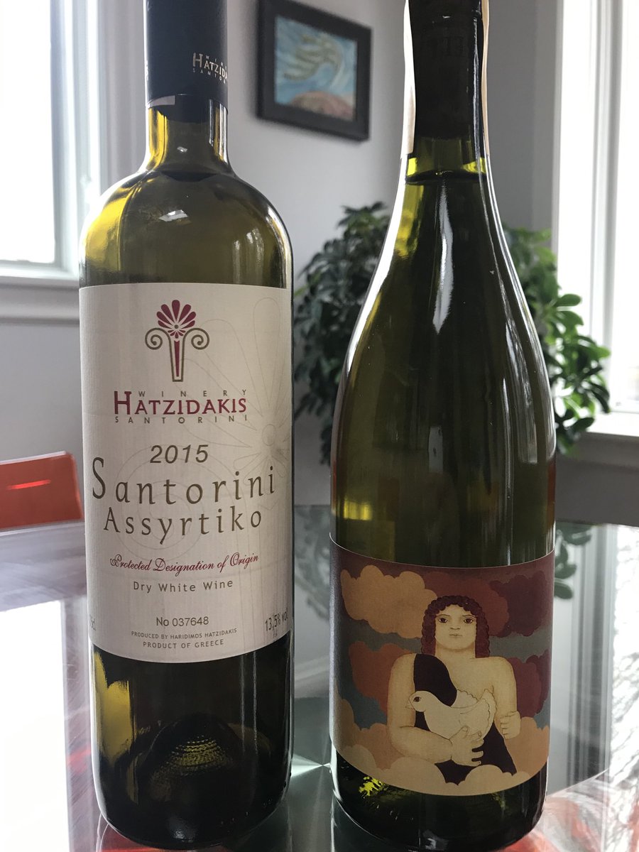 3050imports's tweet photo. 2 wonderful whites from 2015 I’m happy I waited for: #hatzidakis #musella #santorini #valpolicella #assyrtiko #pinotbianco #biodynamic #wonderful #contemplate https://t.co/IHWW9OM0WO
