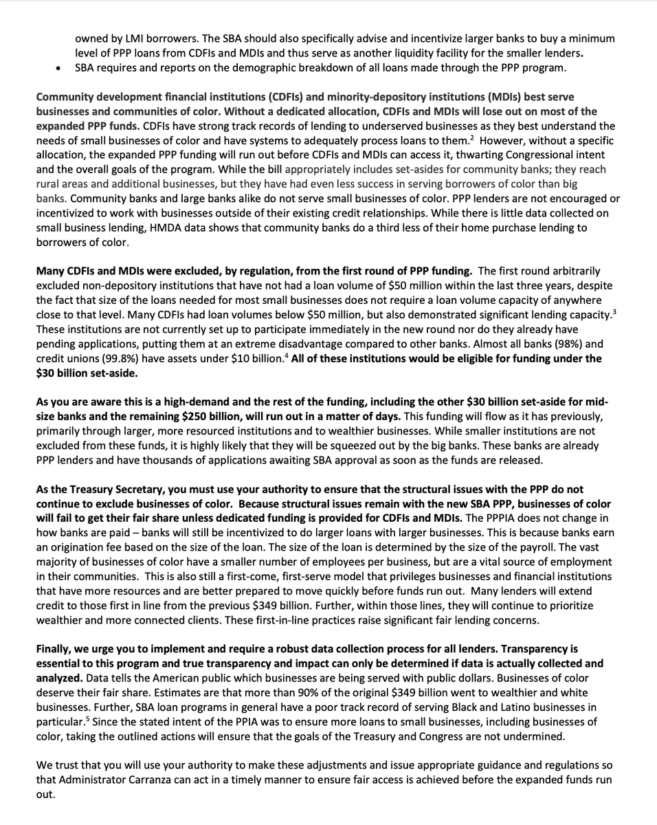Screenshot of page 2 of the letter. The full text is available at the link in the original tweet.