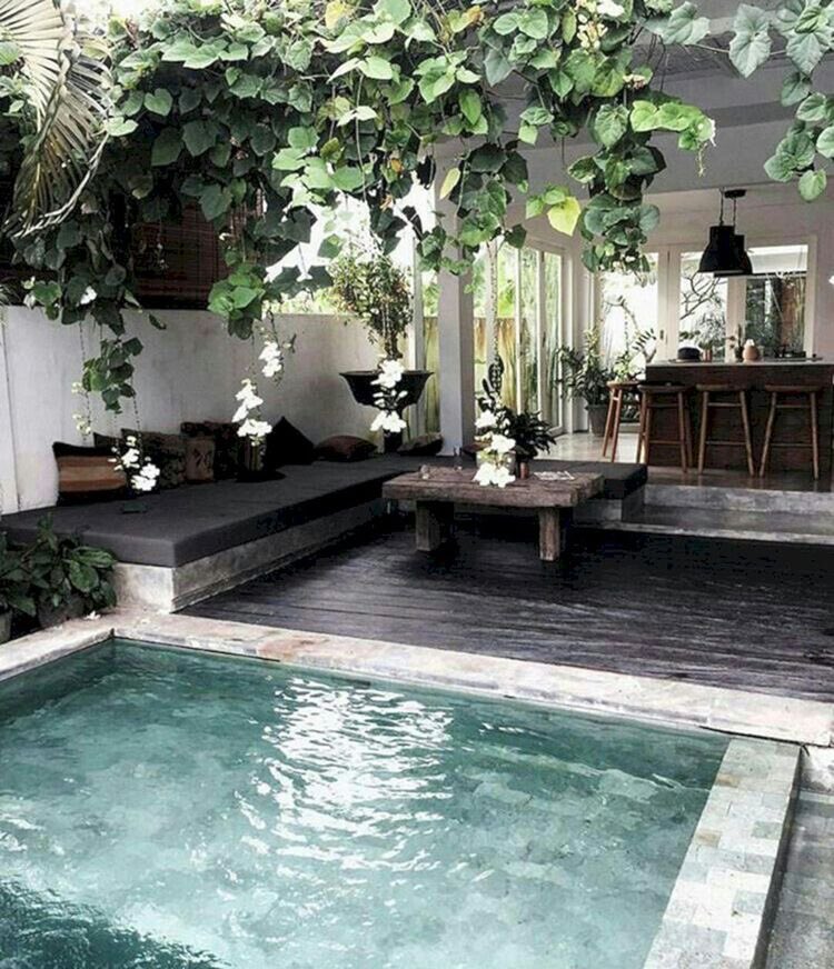 Choose one: pool side lounge