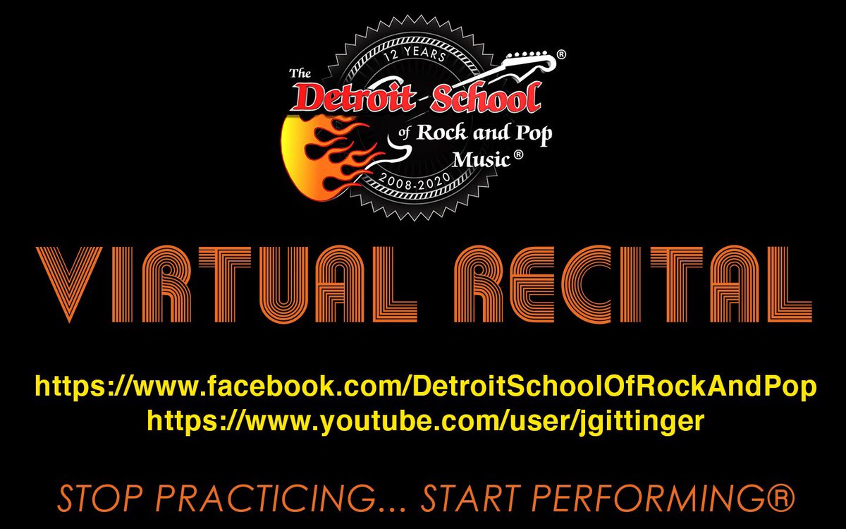 DSRPRoyalOak's tweet photo. ⭐️⭐️TONIGHT AT 8 PM
DSRP Virtual Recital Part 2. End your weekend on a high note!⭐️⭐️ https://t.co/lAkNAav046