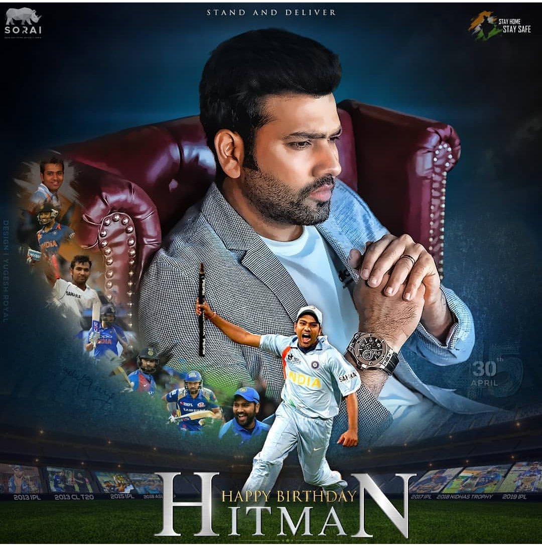 Advance Happy bday Rohit sharma            Himan         