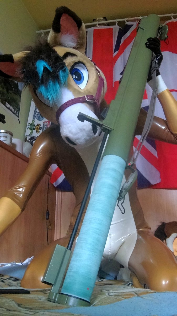 JohnnyHappyColt's tweet photo. Are you afraid of angry tubes? Yeah.. depends who is holding them ^^ So you better to come closer and check properly that HEAT!
#latex #furrytaskforce #pewpewpew https://t.co/lvEfCal32M