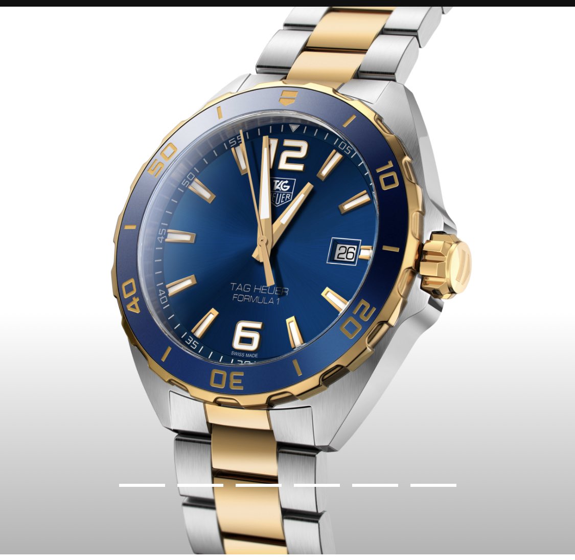 Here is an entry for sports watch...  #TAGHeuer  #Formula1 watch. The blue complement the yellow so well in this colorway