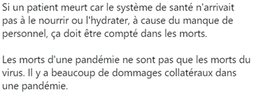 13/17 Observation intéressante d’un travailleur du milieu de la santé qui devrait nous faire réfléchir quant au nombre de morts réels au Québec, en plus de la manchette de La Presse cette semaine. C’est peut-être plus compliqué qu’on le conçoit./14(merci  @tricolore) #covid19Qc