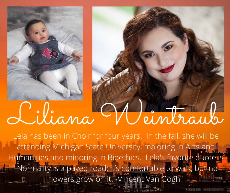 Hooray!  Today’s senior Recognition post is for Nikoleta Klikovac and Lela Weintraub!