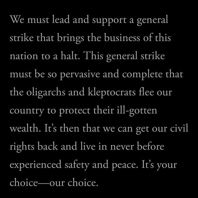 What now?! If the government won't make a plan for our survival - and  #SpoilerAlert, they're doing the opposite - then it's up to US and ONLY US to make a BETTER PLAN.  #TheRegime's plan is for us to return to work, worse off and more desperate than ever. Say "No!"  #GeneralStrike.