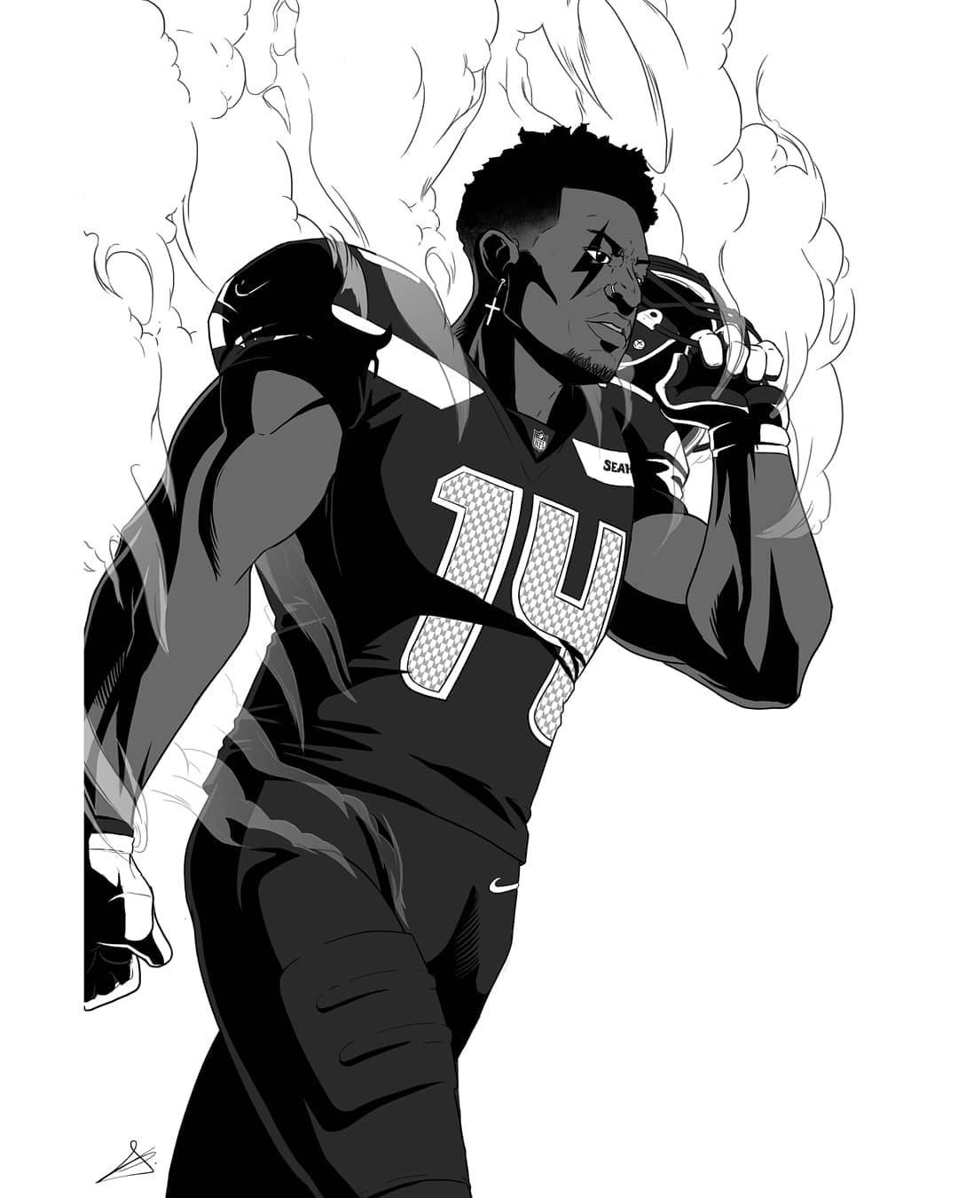 vountee on X: Here is a DK Metcalf mini comic book made by a french artist  Seahawks fan (@hellkin13 on instagram). I absolutely loved it, deserves to  be shared.  / X