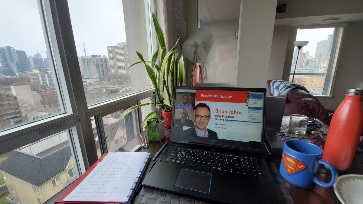 OntLiberal's tweet photo. How does that saying go @StevenDelDuca?
Eat. Sleep Campaign. Repeat.
Really proud of our members for staying engaged and joining us for four regional consultation webinars this weekend.
Thank you Abhi Shah and @RyanSinghNow for making it happen!
#onpoli #OLPRebuild https://t.co/GJ0ewgoC2Z