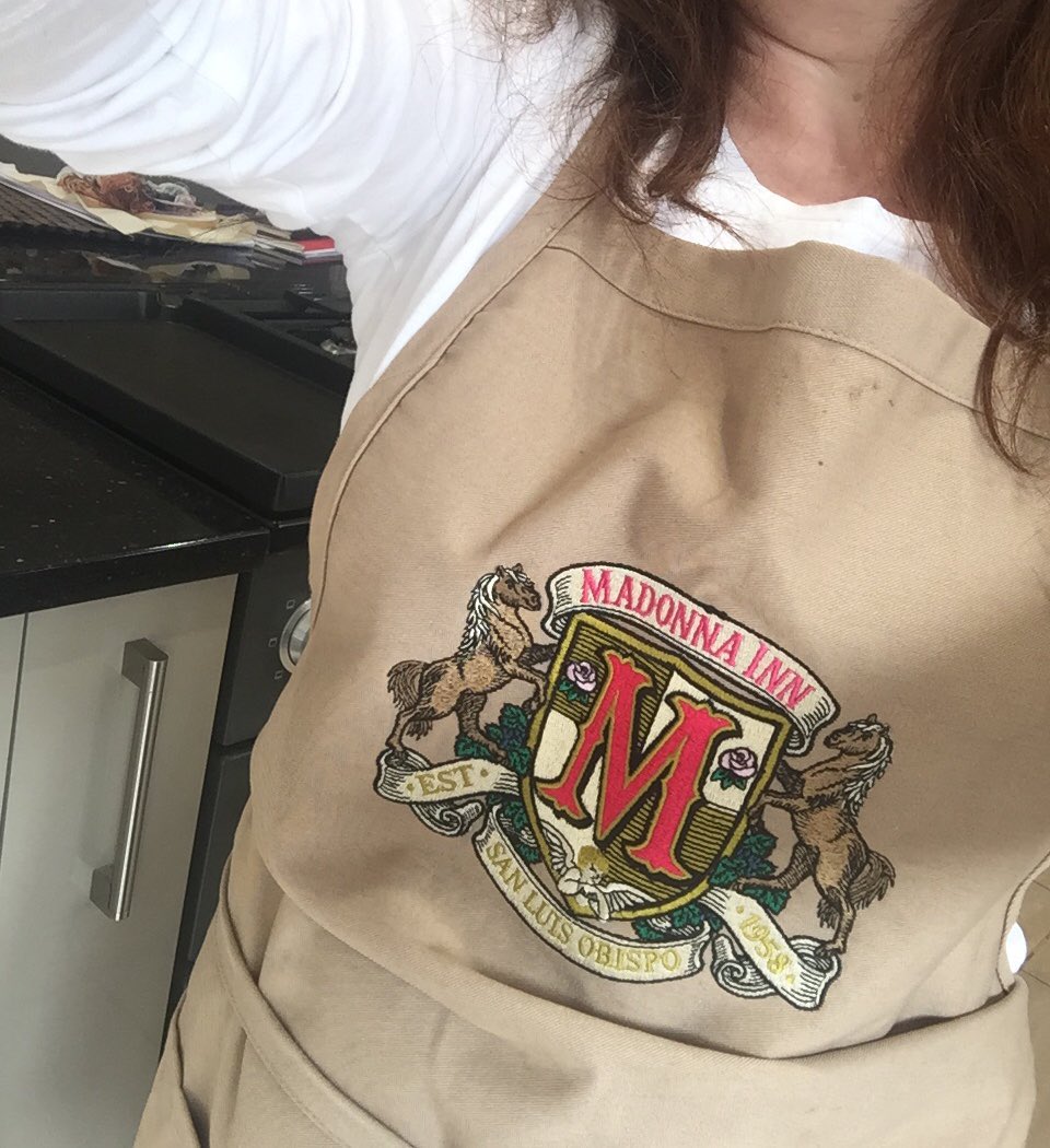sbabymonica's tweet photo. @MadonnaInn cooking in my favourite apron. Will visit you again one day #Cooking https://t.co/TDVDBnDxSl