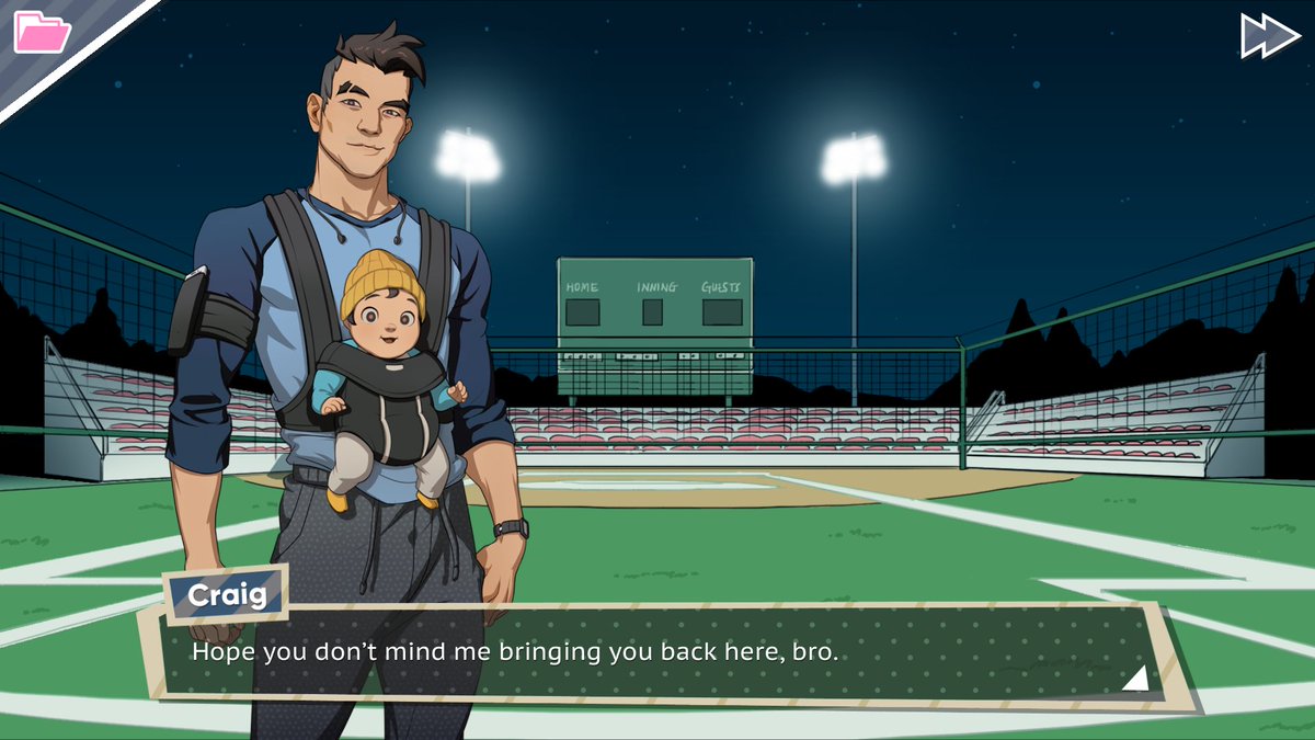WOW HE COACHES SOFTBALL!! I USED TO COACH IN THE SUMMERS TOO!! MIDDLE SCHOOL VOLLEYBALL!!SUDDENLY WE ARE ALONE IN THE FIELD AT NIGHT!! IS SOMETHING ROMANTIC GOING TO HAPPEN ? ?