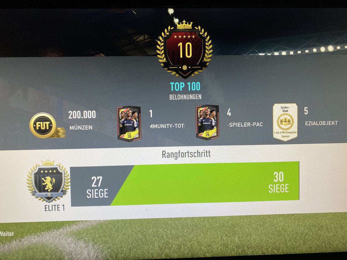 ProhunterFIFA's tweet image. 30-0 ✅