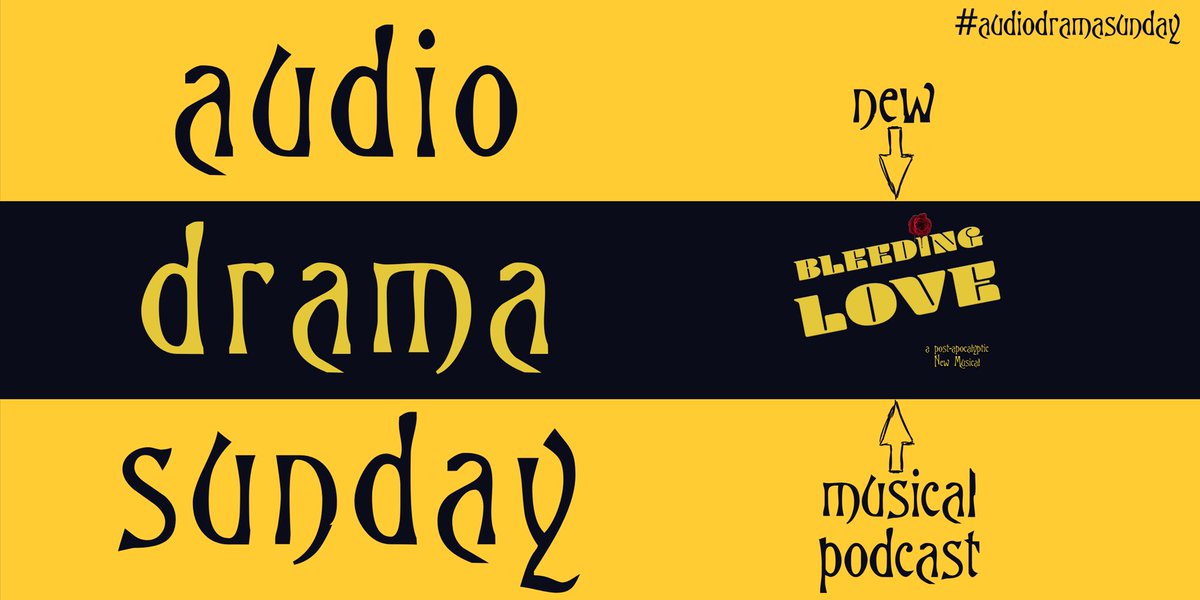 BleedingLoveMus's tweet photo. 🎙 It’s #audiodramasunday 🎙

🩸💓 #BleedingLoveMusical is a new musical podcast that delves into a world where it’s too dangerous to go outside.

We 💓 new #podcasts !
#audiodrama #audiofiction 

Ep1 is streaming now, everywhere.
https://t.co/UsPXbTE7sC… https://t.co/eMID53GWAt