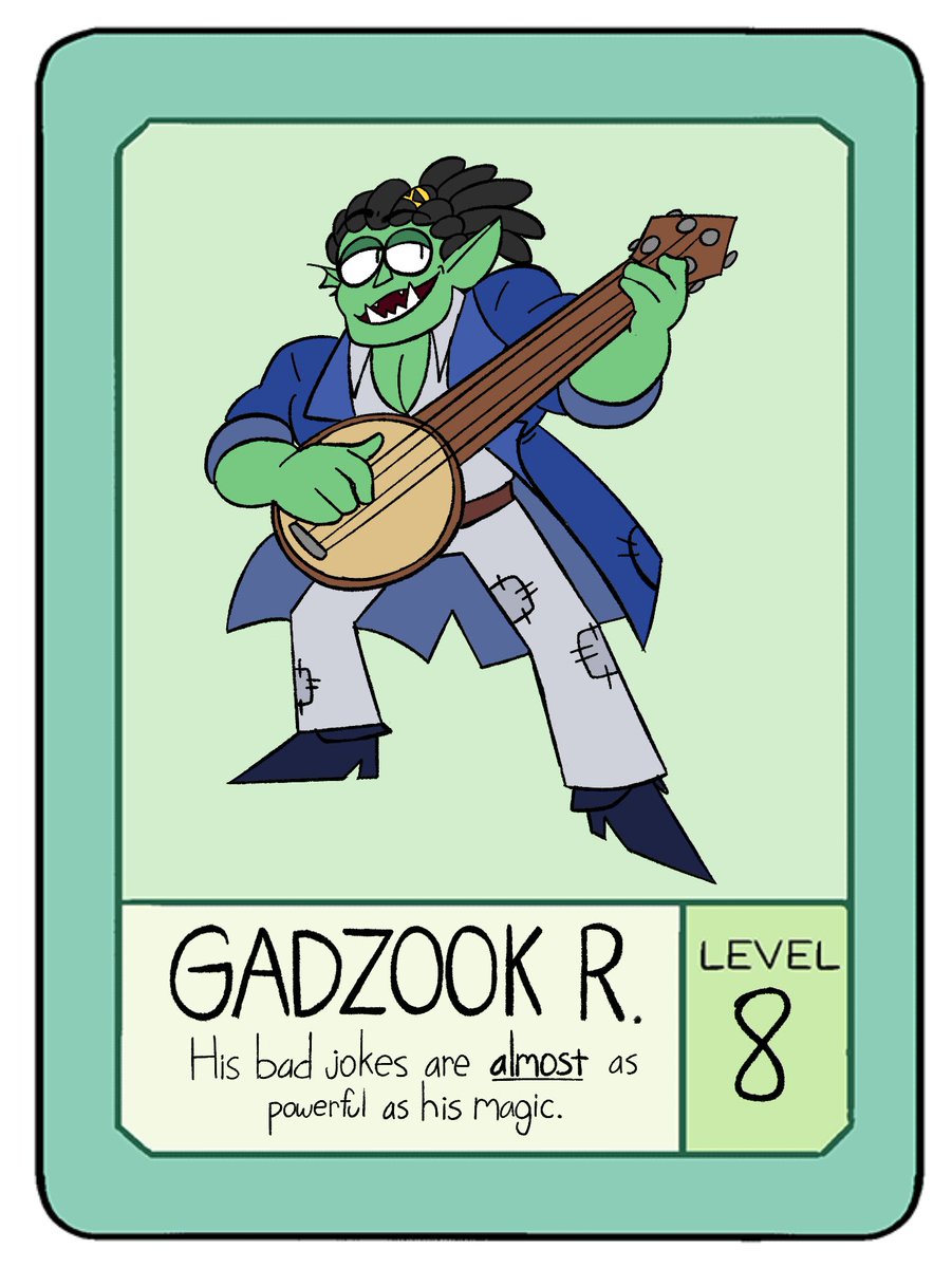 Moy_Luna_'s tweet photo. Hey orcs are trending. Nice I get to show off my Half-Orc bard, Gadzook Richtjaw!

🎨 @VikingSkirts
🎨 @Ultraous
🎨 @walesir https://t.co/7bVLZPWVya
