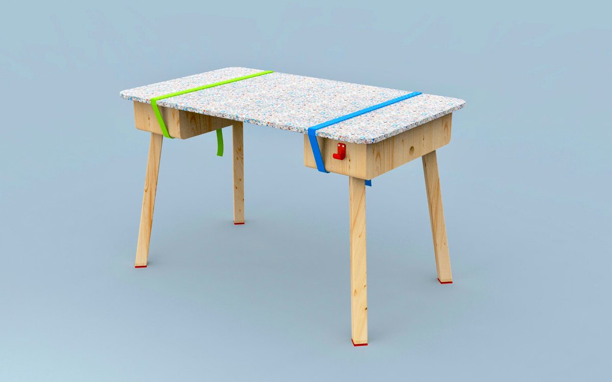 OMNIestudio's tweet photo. Kids’ desk design. https://t.co/IqTwIX4JID
