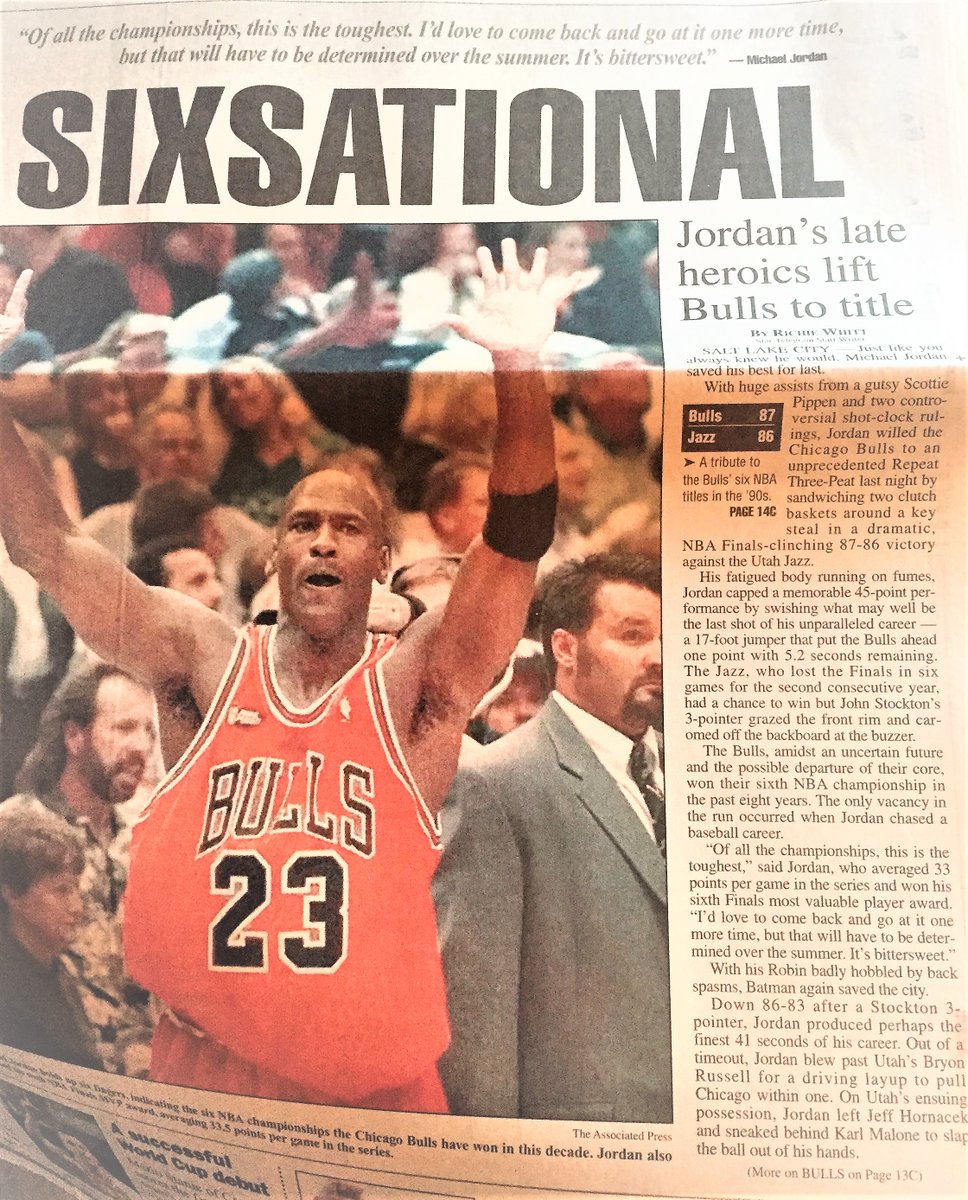 jordan with newspaper