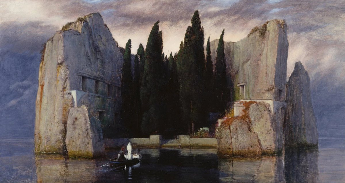 Mysterious PaintingAKAIsle of the Dead by Arnold Bocklin