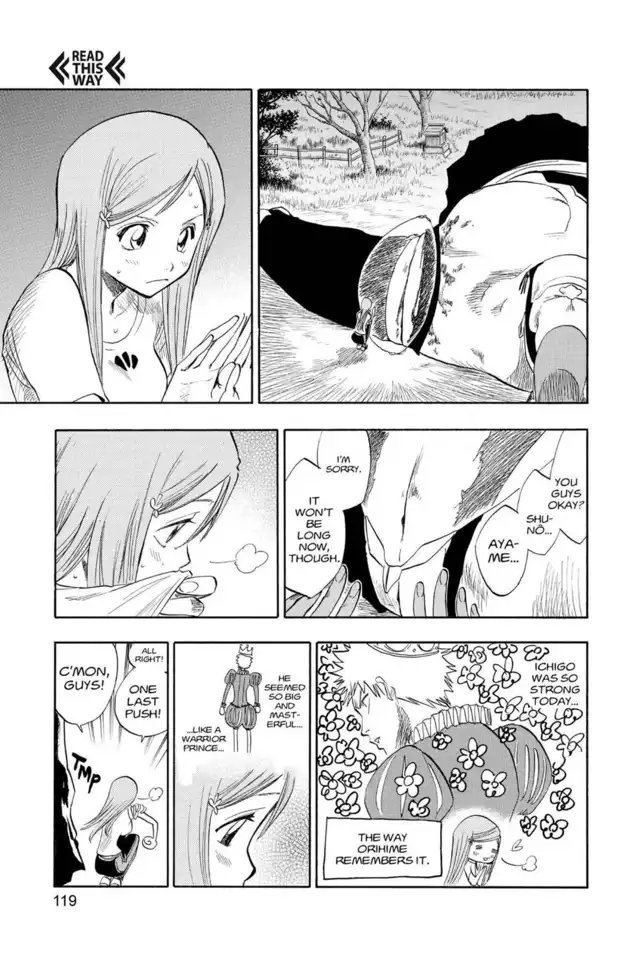 Sōten Kishun:Mostly heals Jidanbo& #39;s arm after it had been cut off by Gin, she began healing him during the day and stated at night it would take at least 5 more hours to completely heal him.