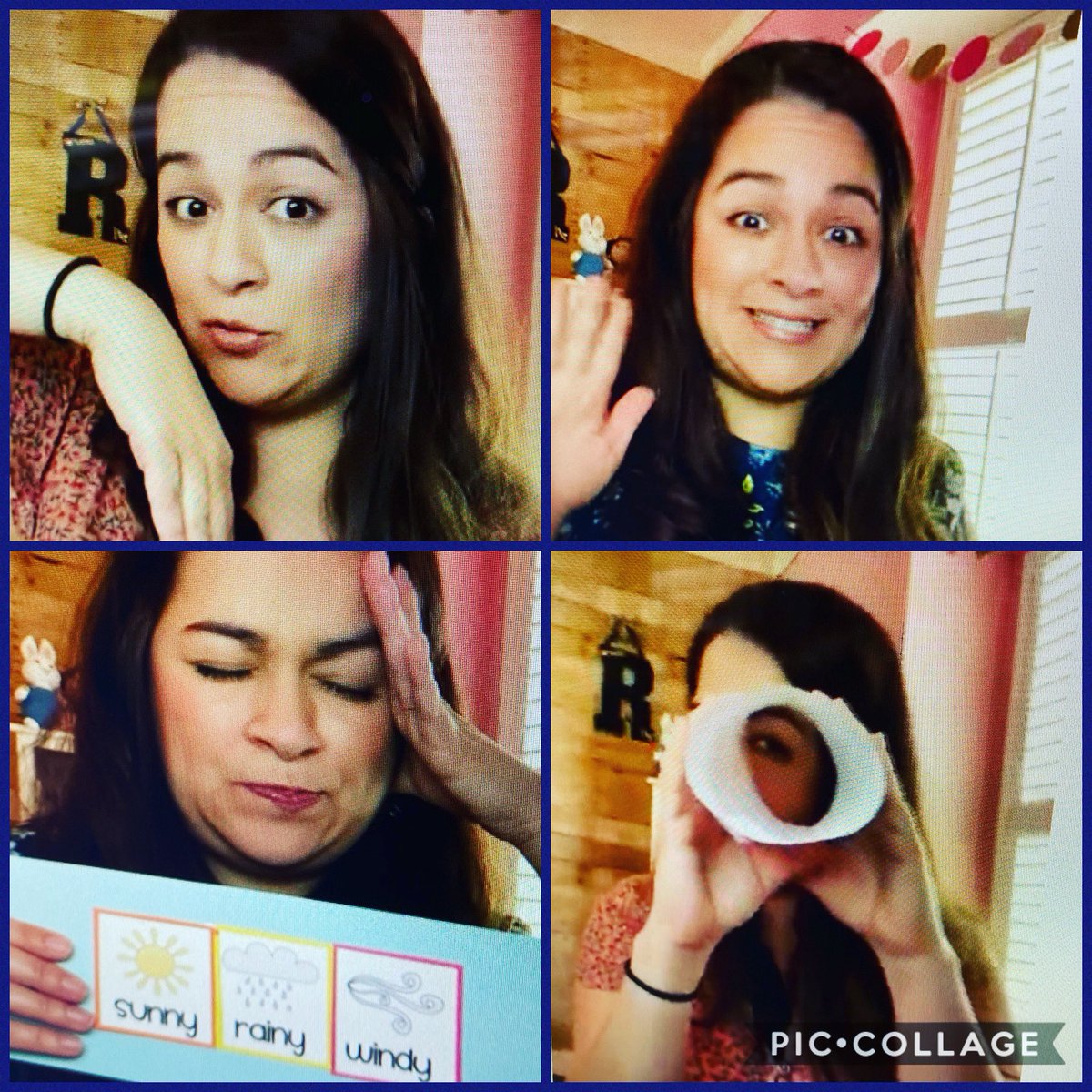 TeachRejoice's tweet photo. Just your average day of recording videos for my littles ๐คช ๐๐คฉ๐ #iloveprek #preklessons #prekteachers #prekclass #virtuallearning @SAISD https://t.co/Qw2U2GIuJQ