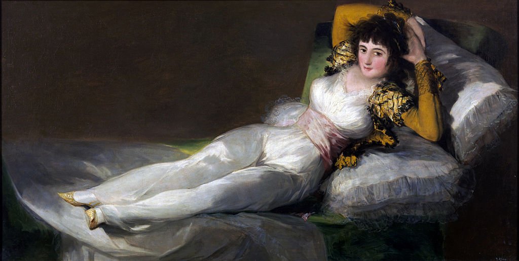 Warm PaintingAKAThe Clothed Maja by Francisco Goya