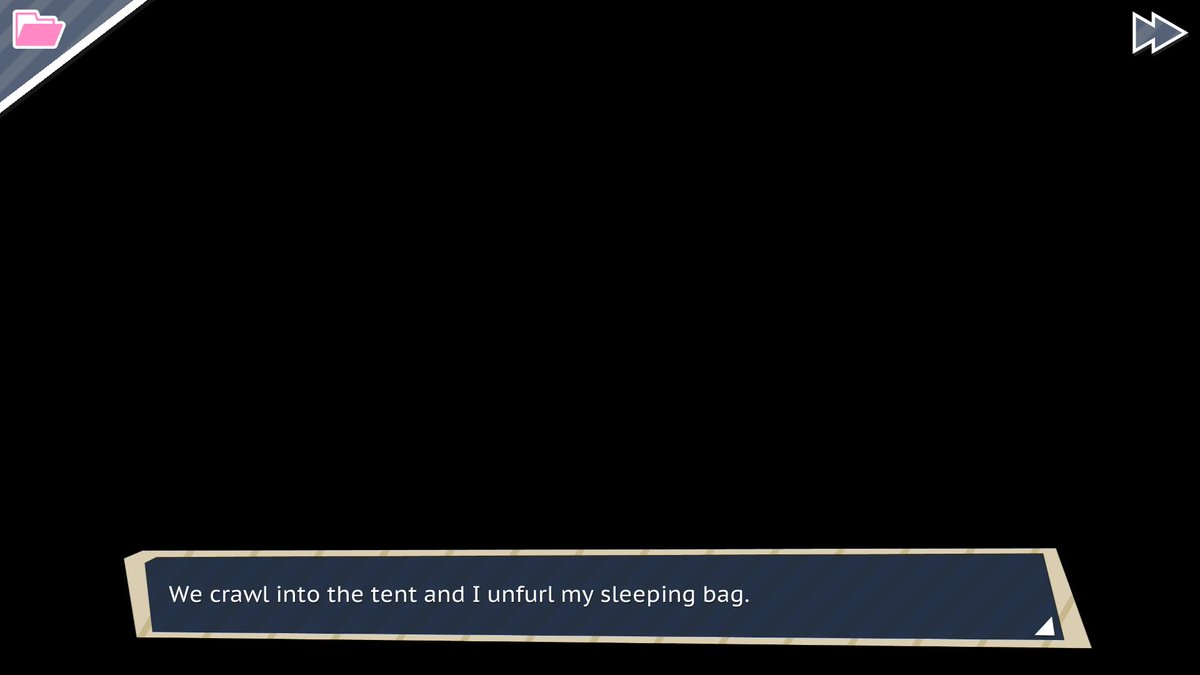 WHEW THE GAME LET ME LIVE AGAIN...... WE ARE BACK AT THE TENT........ but oh my god.... oh my god there was ONLY ONE BED????? YOU'RE OKAY WITH THIS AKAASHI?? REALLY ? ?D: