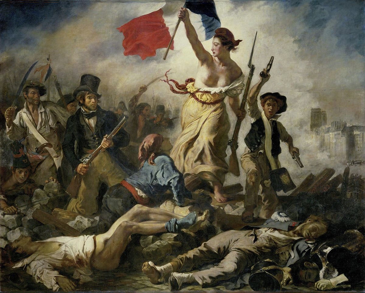 Worthy PaintingAKALiberty Leading the People by Eugene Delacroix