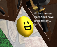 pppositvite's tweet photo. He is lemon man
And he has come to say he loves you and it will be okay
#LemonMan https://t.co/DH3Wfj9zX1