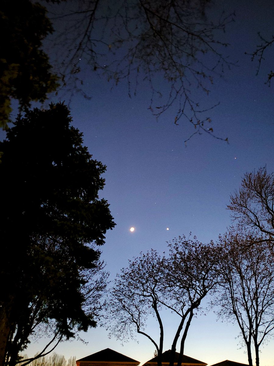 coolryanMBA's tweet image. #venus #moon #AloneTogether #Chicago 
Venus and Crescent Moon chicago