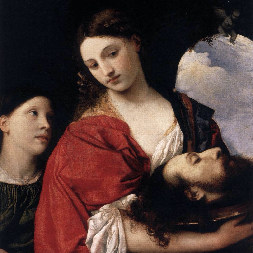 mitchellke_'s tweet image. When in quarantine... be Salome (or perhaps Judith), and recreate Titian #tussenkunstenquarantaine