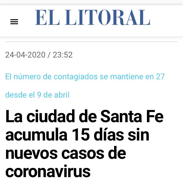 GiacoDiego's tweet photo. ¿Se dan cuenta que el COVID19 es una excusa para que el Estado avance sobre los derechos individuales y sobre los privados? En Santa Fe siguen confinados en prisión domiciliaria “POR LAS DUDAS”, ya que no hay casos nuevos hace dos semanas. Vergüenza inmoral https://t.co/nPDcbwpZSK